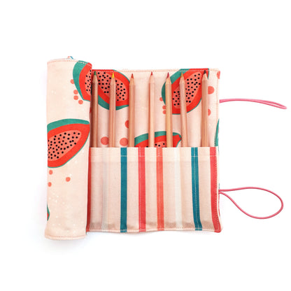 Pencil Case Long Papaya