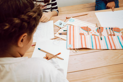 Pencil Case Long Papaya