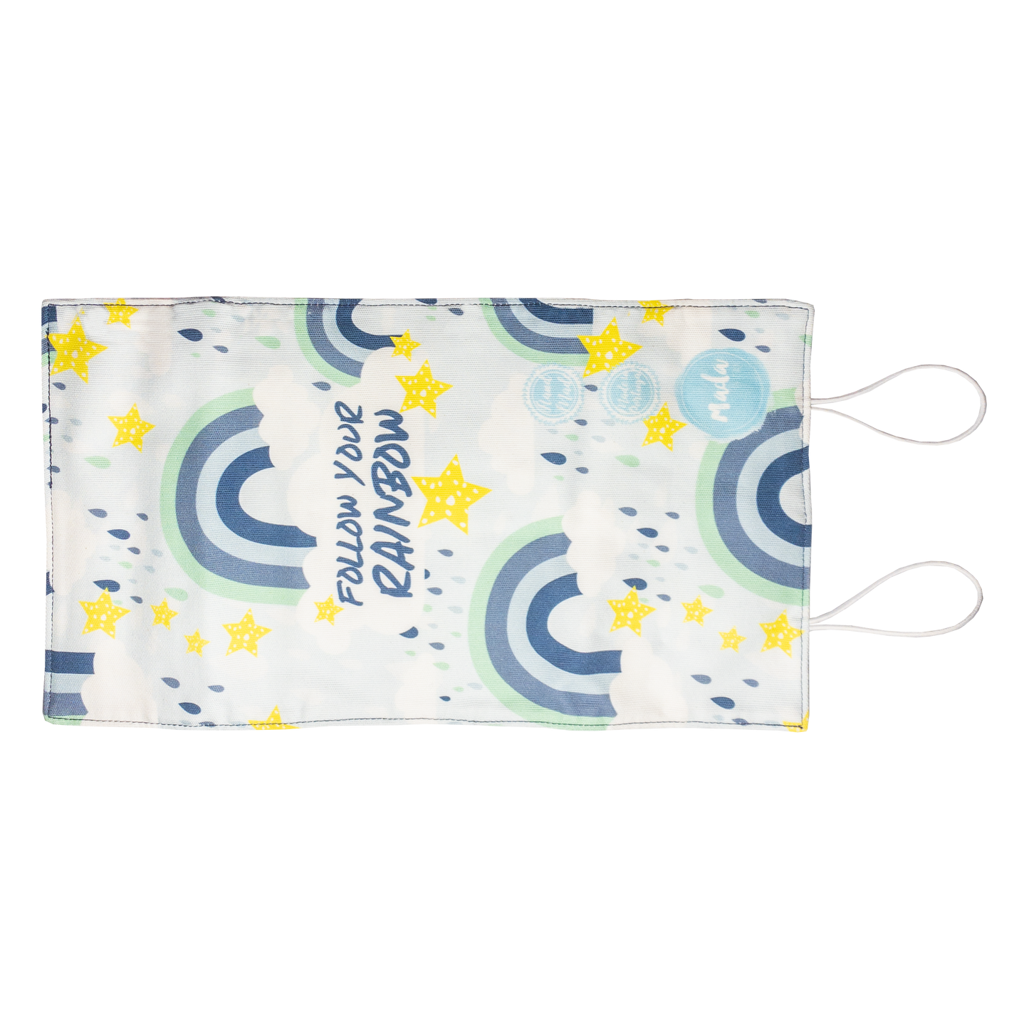 Blue Rainbow Long Pencil Case