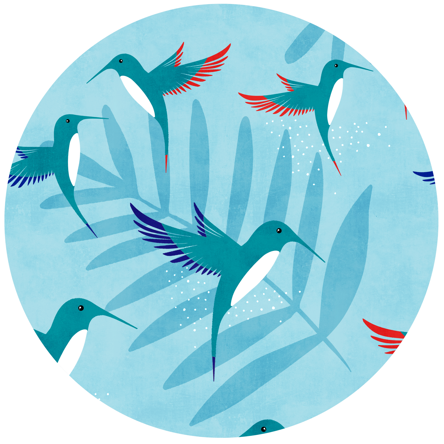 Pencil Case Long Hummingbird