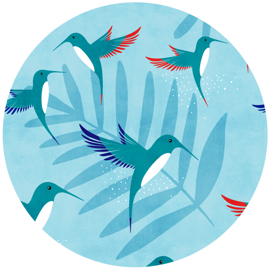 Pencil Case Long Hummingbird